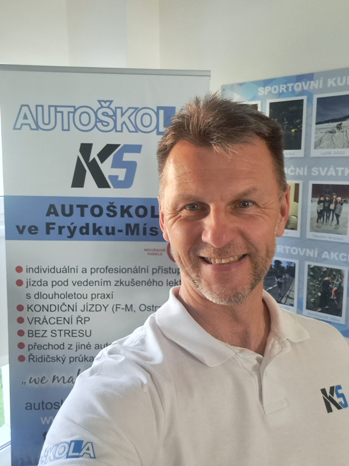 Instruktor Autoškoly K5 ve Frýdku-Místku
